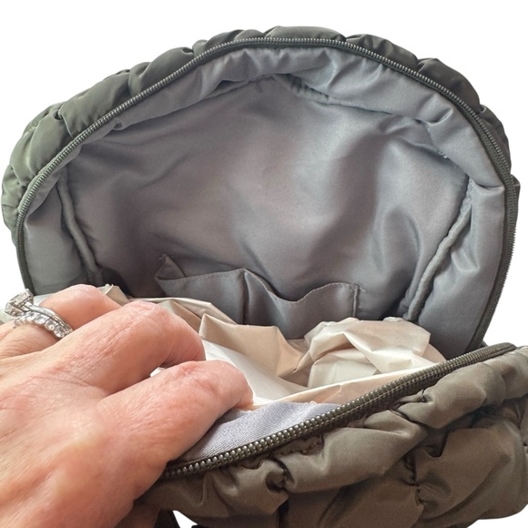 NWT Wild Fable Olive Quilted Backpack - Picture 7 of 11